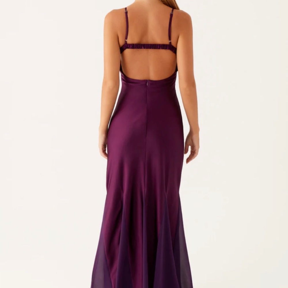 NWT Peppermayo Exclusive - Ravello Maxi Dress - Mulberry Size 4 - Picture 4 of 8